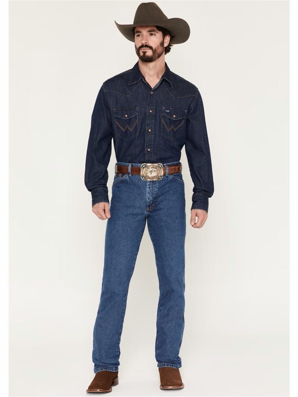 Wrangler Men's George Strait 936 Cowboy Cut Slim Jeans 36x34